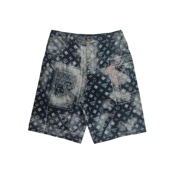 TCH Denim Shorts Unisex Blue