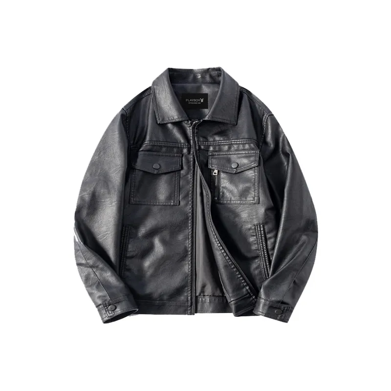Playboy Leather Jackets Men-0