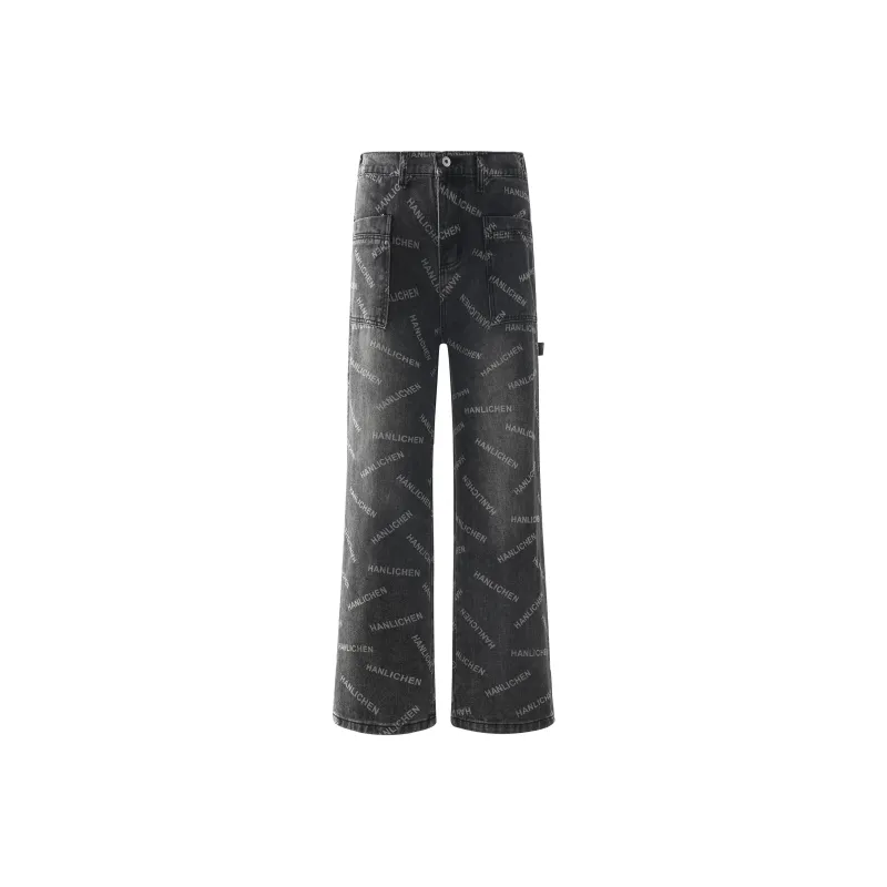 HOKLV Jeans Unisex-1