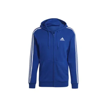 Adidas Free Shipping With AdiClub Essentials French Terry 3-Stripes Full-Zip Hoodie