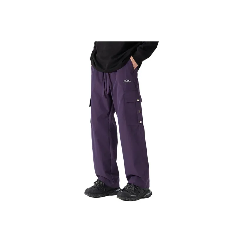 Caramella Cargo Pants Unisex Black-10