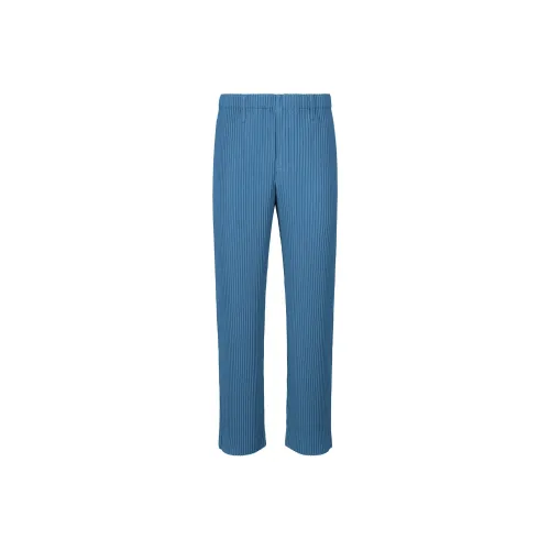 Homme Plissé Issey Miyake FW24 Casual Pants Men's Blue