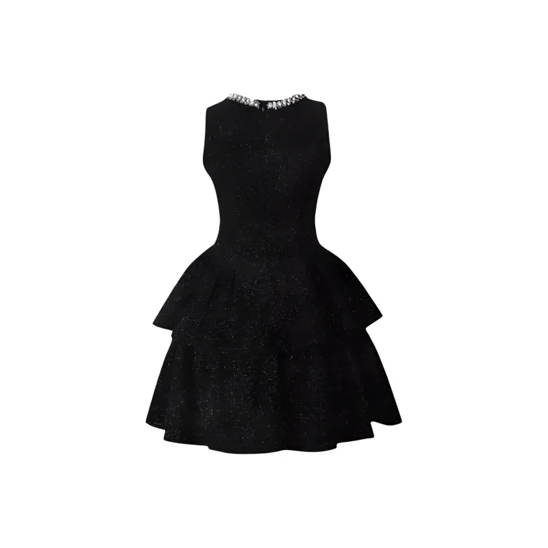 CZMO Sleeveless Dress Women's Black-1