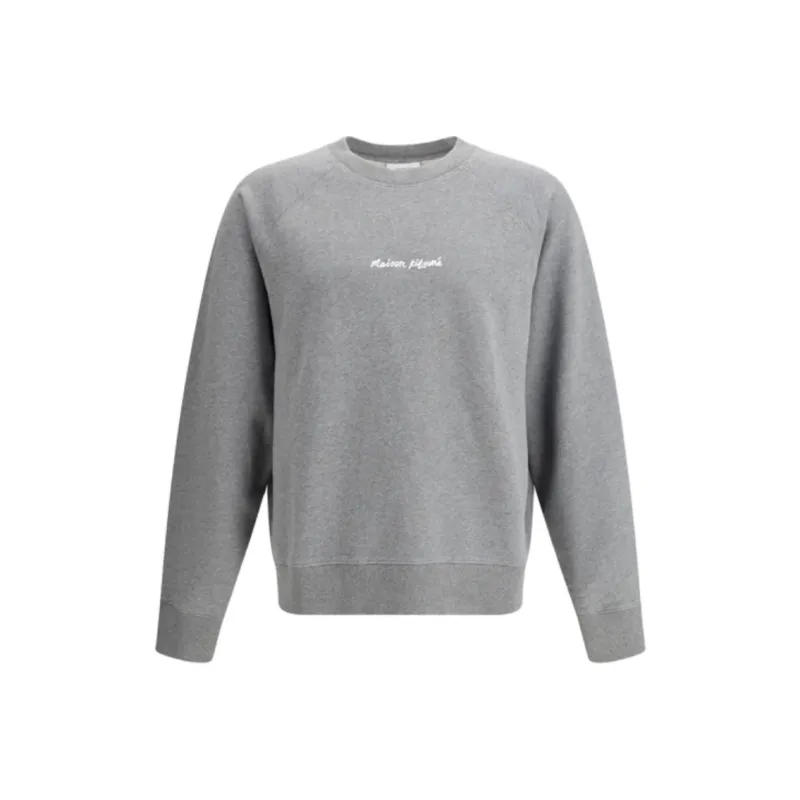 Maison Kitsune Logo Embroidered Crewneck Sweatshirt-0