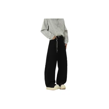 ALI THE FOX Jeans Unisex Washed Out Black