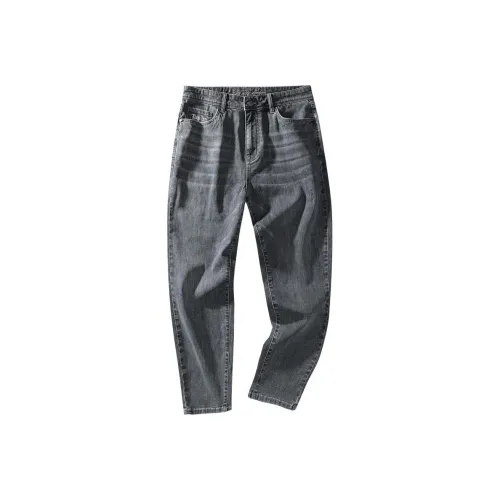 Dance With Wolves Jeans Men's Black Blue