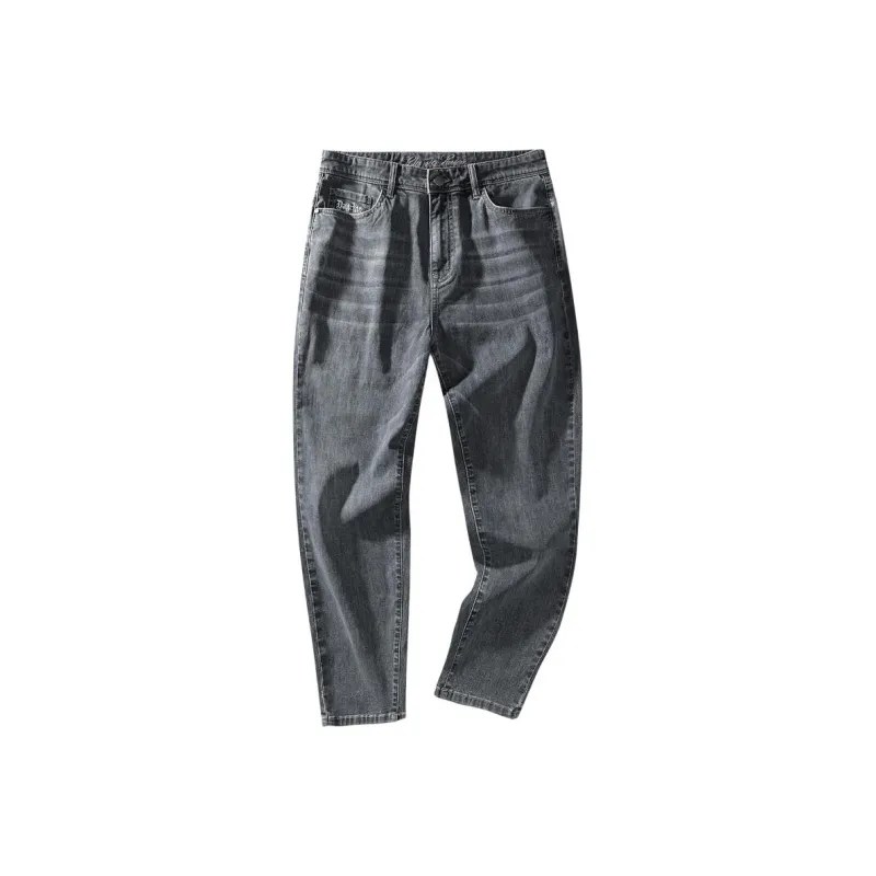 Dance With Wolves Jeans Men's Black Blue-0