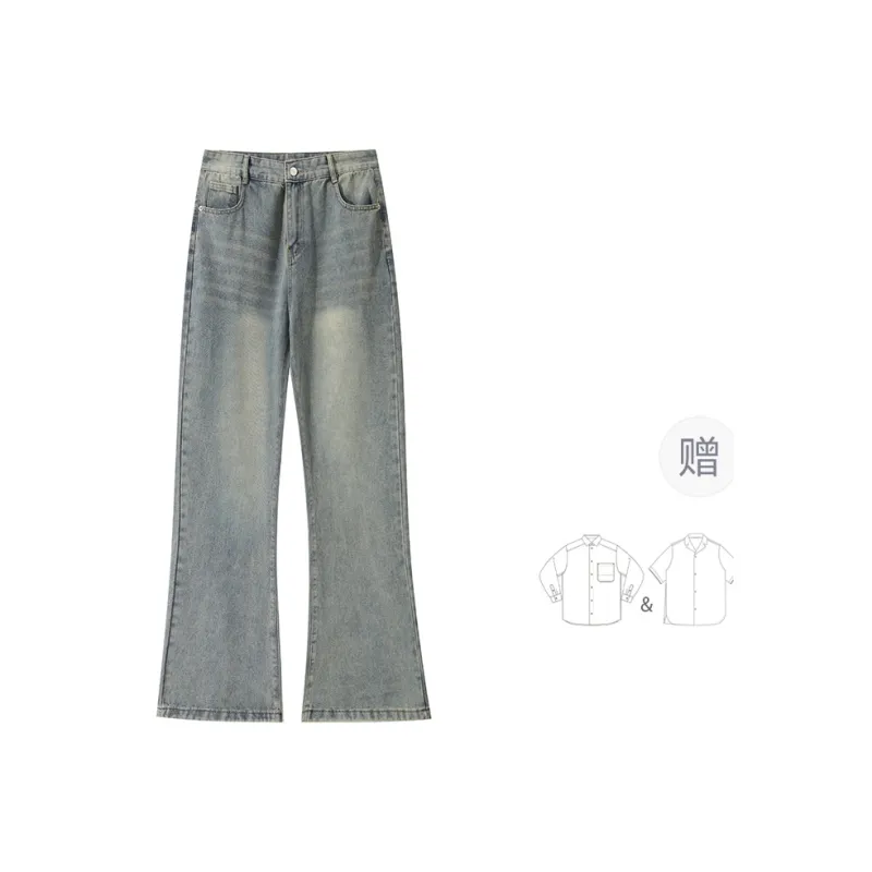 BRUMAIRE Jeans Unisex Yellow Mud-4