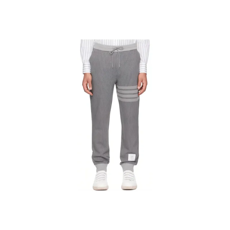 THOM BROWNE 4 Bar Knitted Track Pants-0