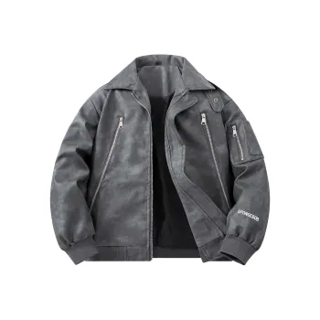 SPONGEBOB SQUAREPANTS Leather Jacket Unisex