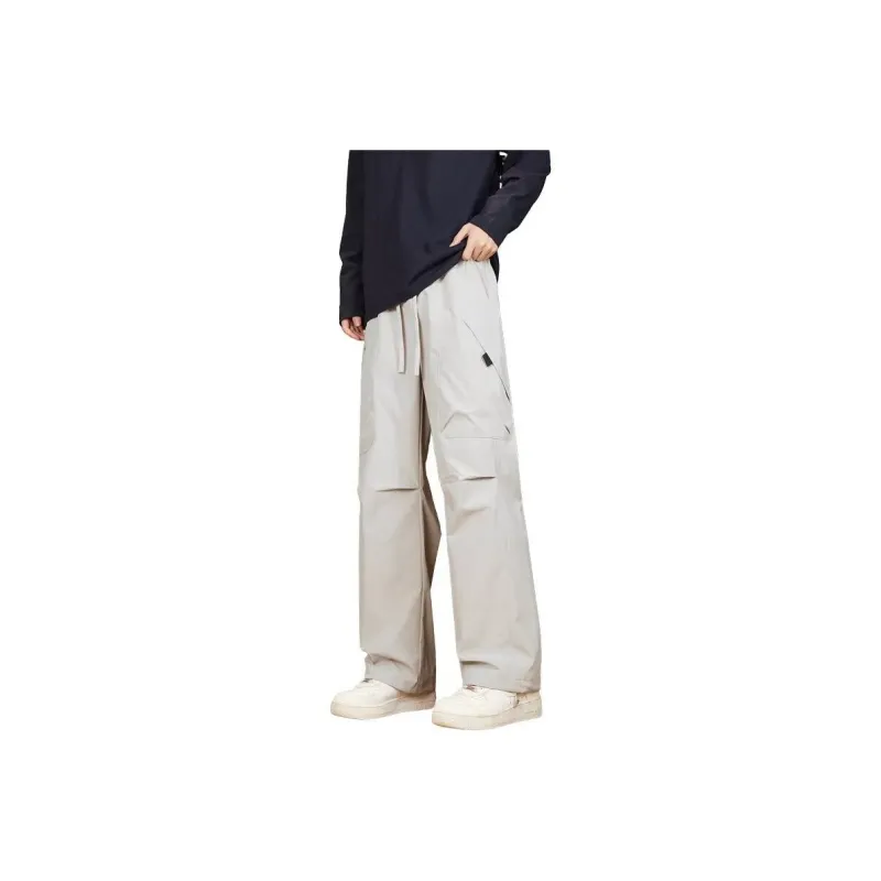 NOME Urban Techwear Straight Fit Wide Leg Cargo Pants Unisex-19