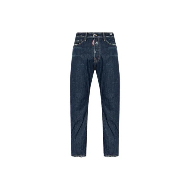 DSQUARED 2 Distressed Straight Leg Jeans-0