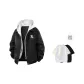 Black Gray (Gray Hooded)+Comes with Heavyweight 100% cotton Short-Sleeved Shirt