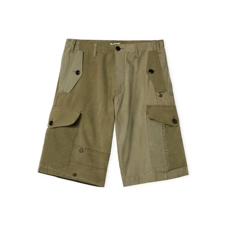 LOEWE Cargo Shorts Men Army Green-0