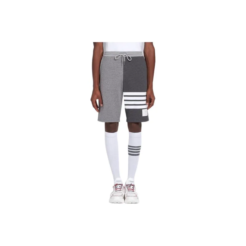 THOM BROWNE 4 Bar Stripe Tonal Track Shorts-0