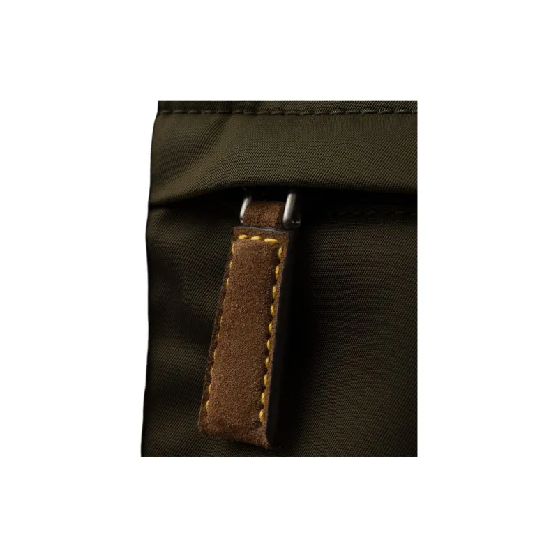 PRADA Re Nylon With Suede Crossbody Bag, Shoulder Bag Tubas Men's Cocoa-4