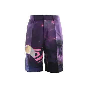 Valentino Casual Shorts Men Purple