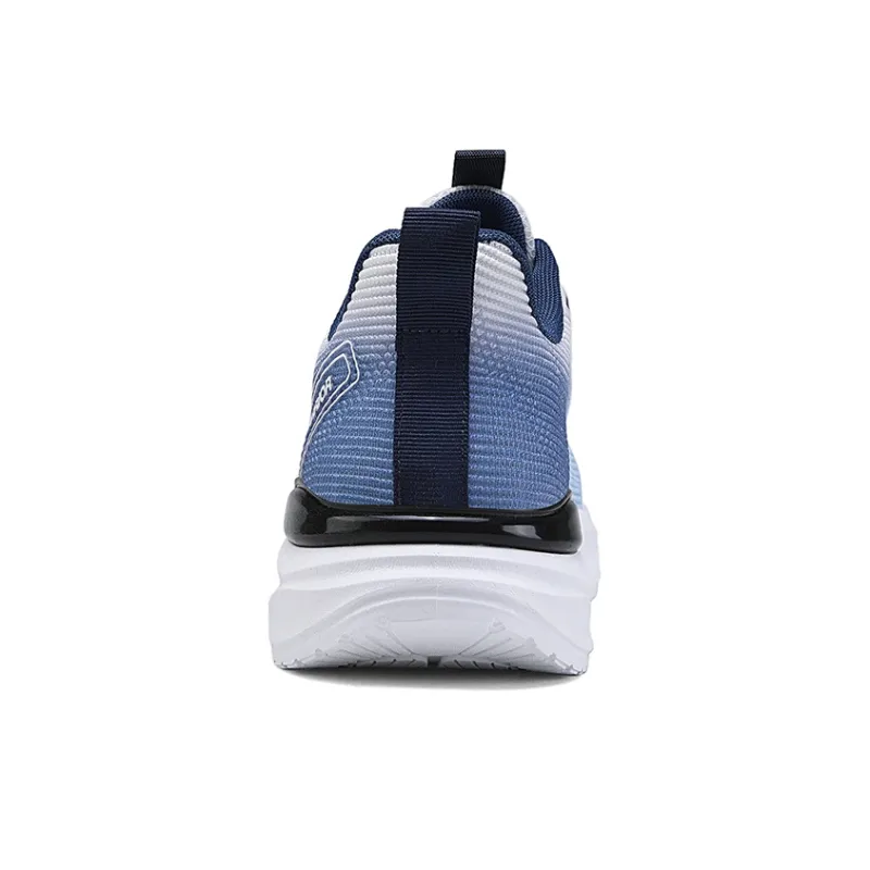 Warrior Anti Slip Wear Resistant Low Top Casual Running Shoes Men's Dark Blue White-4