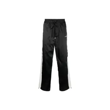 AMIRI Side Stripe Drawstring Wide Leg Trousers
