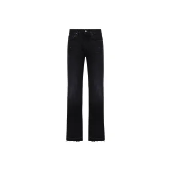 AMIRI High Waist Straight Leg Jeans