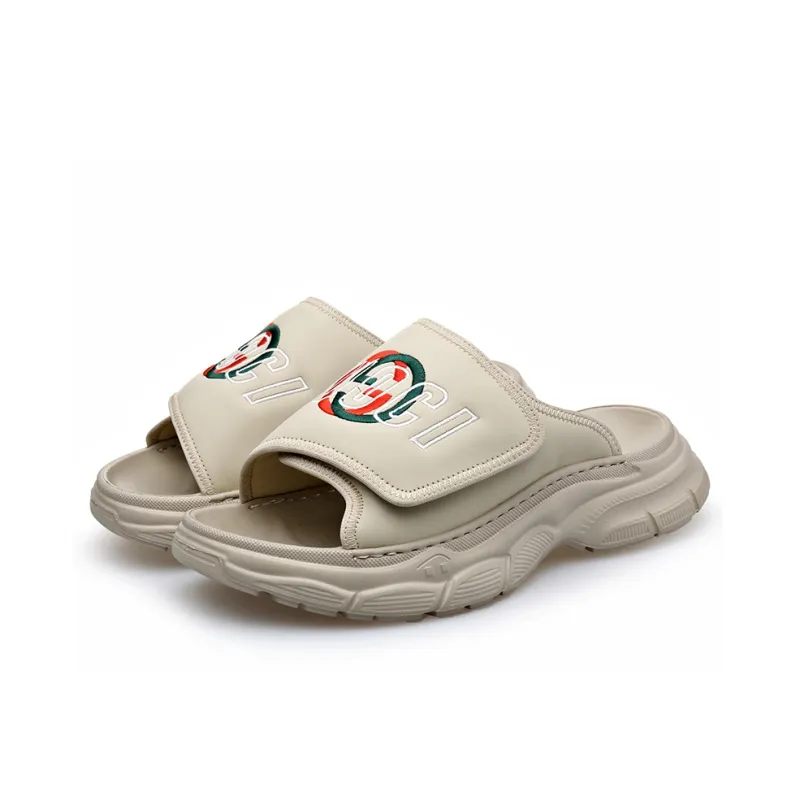 XIAOTOULANG Stitching Slip Resistant Odor Resistant Abrasion Resistant Slide Slippers Men's-8