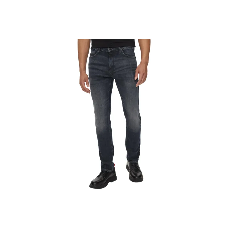HUGO BOSS Faded effect Slim cut Jeans-0
