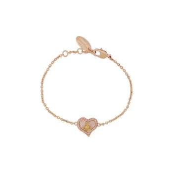Vivienne Westwood Brass Bracelets Unisex Rose Gold