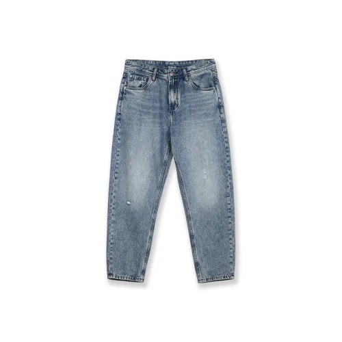 Poshbrain Jeans Unisex Light Blue