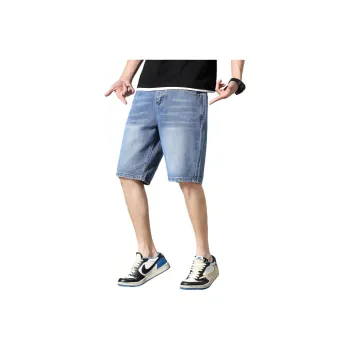 Jean West Denim Shorts Men's Light Blue