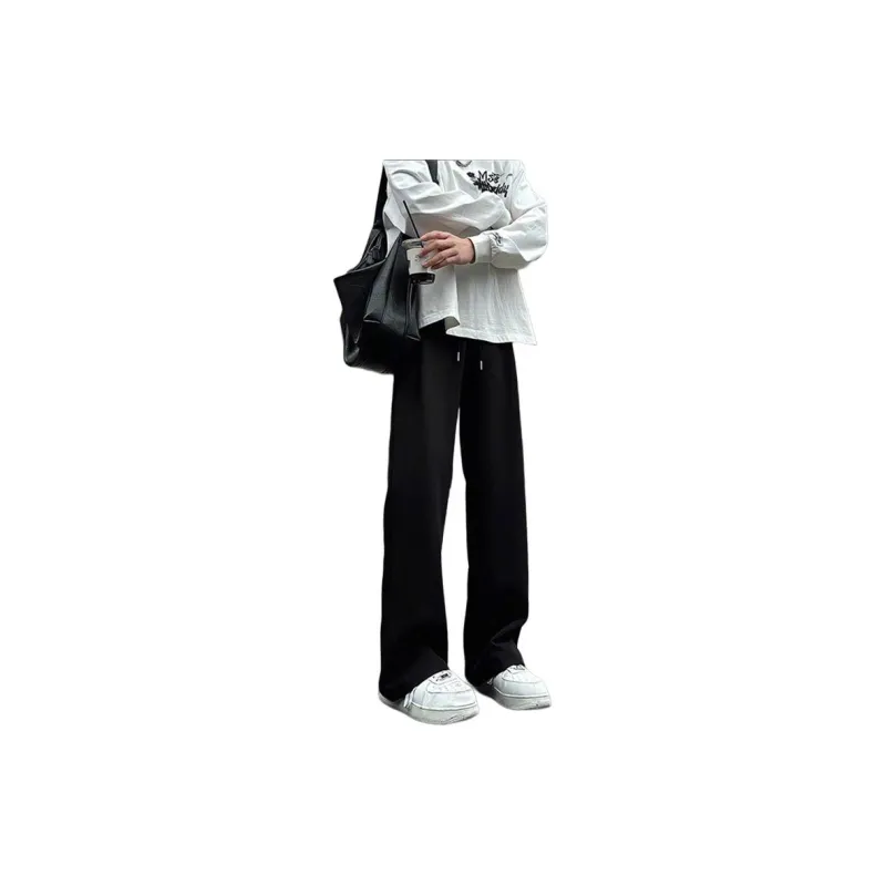 K411 Casual Pants Unisex Black-1