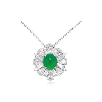 FUNNXI Natural Chalcedony Necklaces Women's