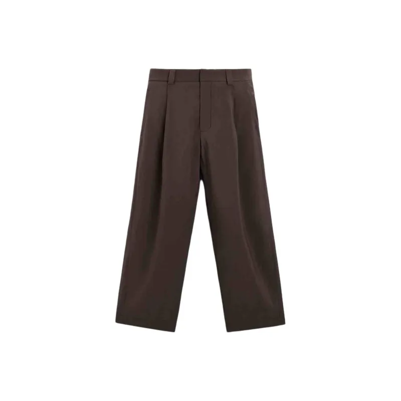 ZARA Suit Trouser Men's Dark Brown-0