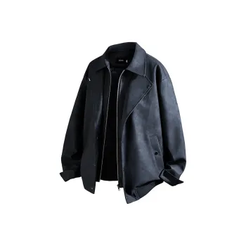 Fakeyoung Leather Jacket Unisex