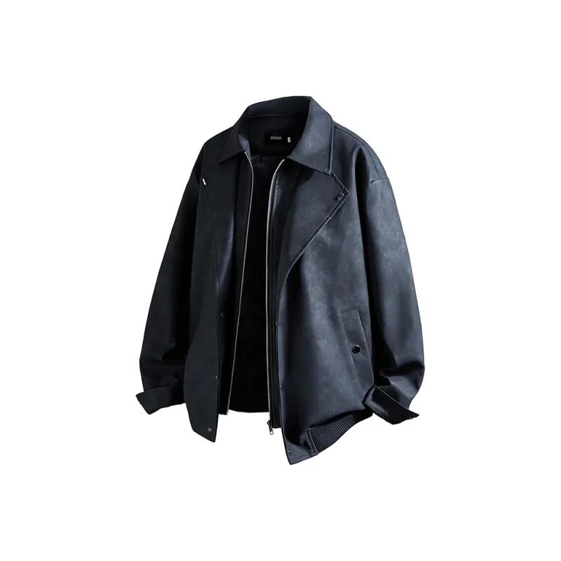 Fakeyoung Leather Jacket Unisex-0