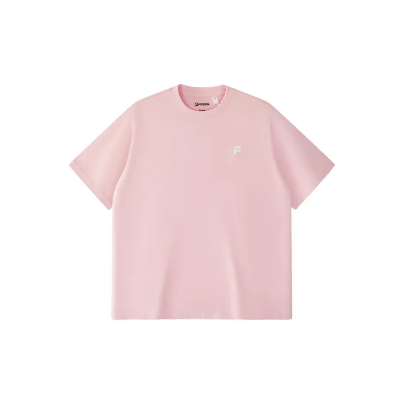 FILA FUSION LIFEQR T Shirt Unisex Youth Powder PK-0