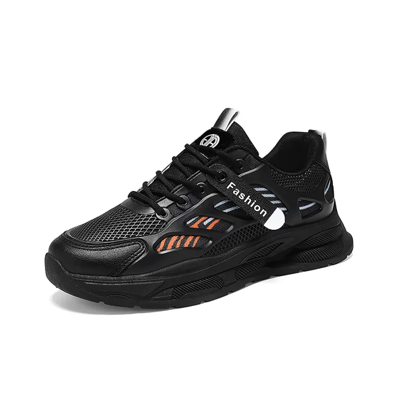 Yi Jiabao Abrasion Resistant Slip Resistant Low Top Chunky Sneakers Men's-1