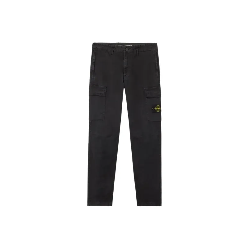 STONE ISLAND Compass Patch Tapered Leg Cargo Pants-0