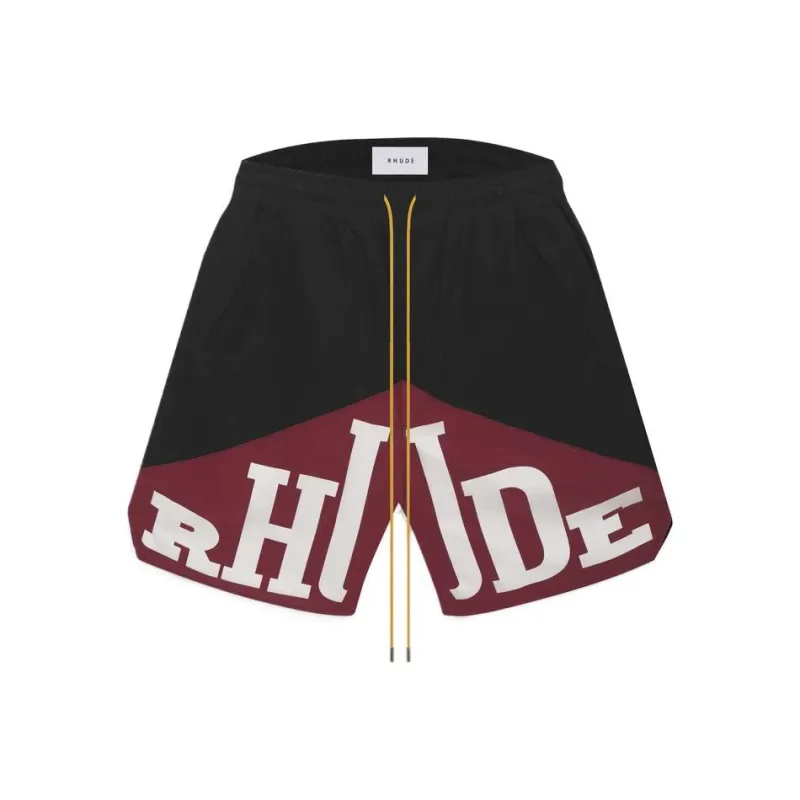 RHUDE Casual Shorts Men Black-0