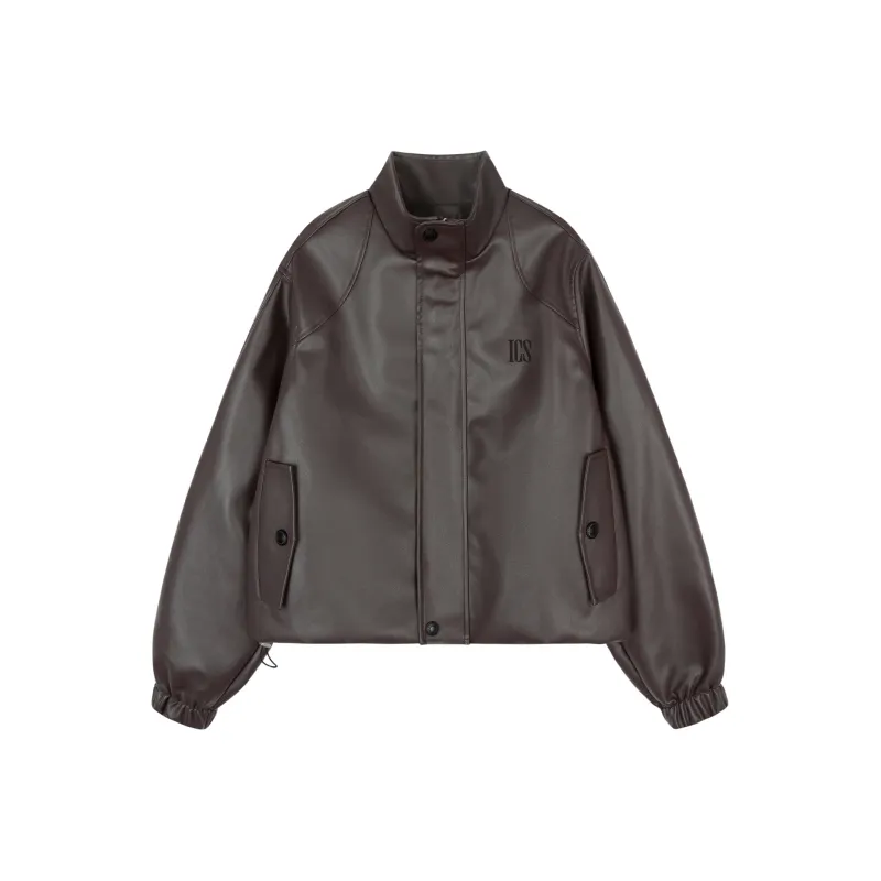 ICONS Lab Leather Jacket Unisex-3