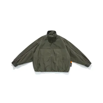 YIMAI Trench Coat Men's Army Green
