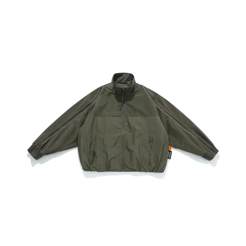 YIMAI Trench Coat Men's Army Green-0