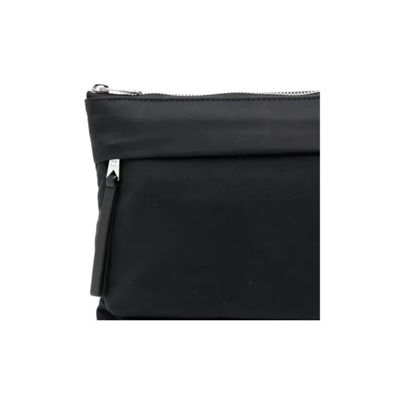 Paul Smith Cotton With Polyamide And Leather Messenger Bag Shoulder Bag Crossbody Bag Unisex Navy-4