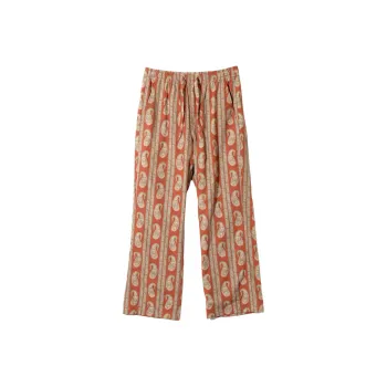 Needles SS24 Casual Pants Unisex Red