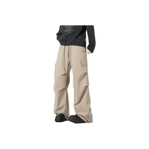 MONTVOO Cargo cohen pants Unisex Khaki