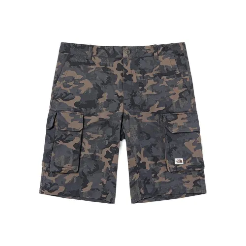 THE NORTH FACE Cargo Shorts Men Blue Gray Camouflage