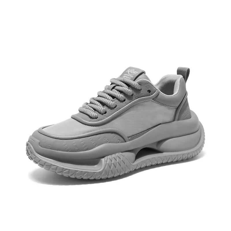 Kuding Breathable And Lightweight Low Top Chunky Sneakers Men's-1