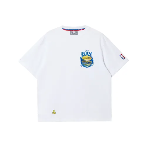 JACK JONES· JACK&JONESxNBA T Shirt Men's A06 Raw White