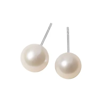Yarondi Pearl Stud Earrings Women's