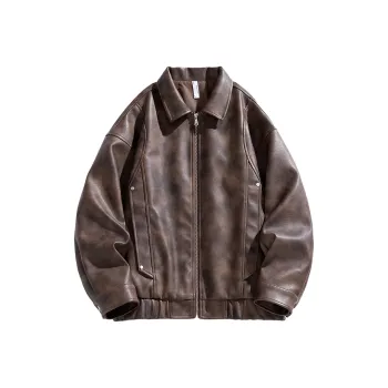 ROBINHOOD Leather Jacket Unisex Black