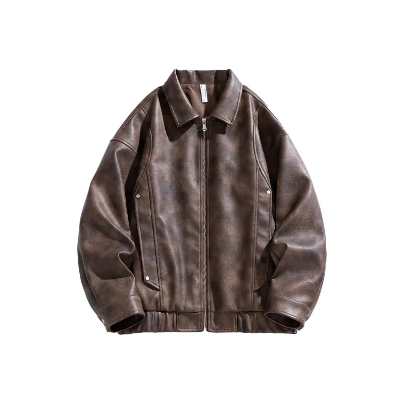 ROBINHOOD Leather Jacket Unisex Black-4